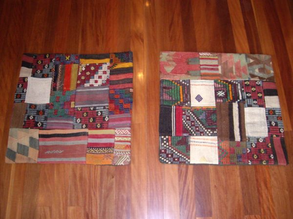 Patchwork cushions